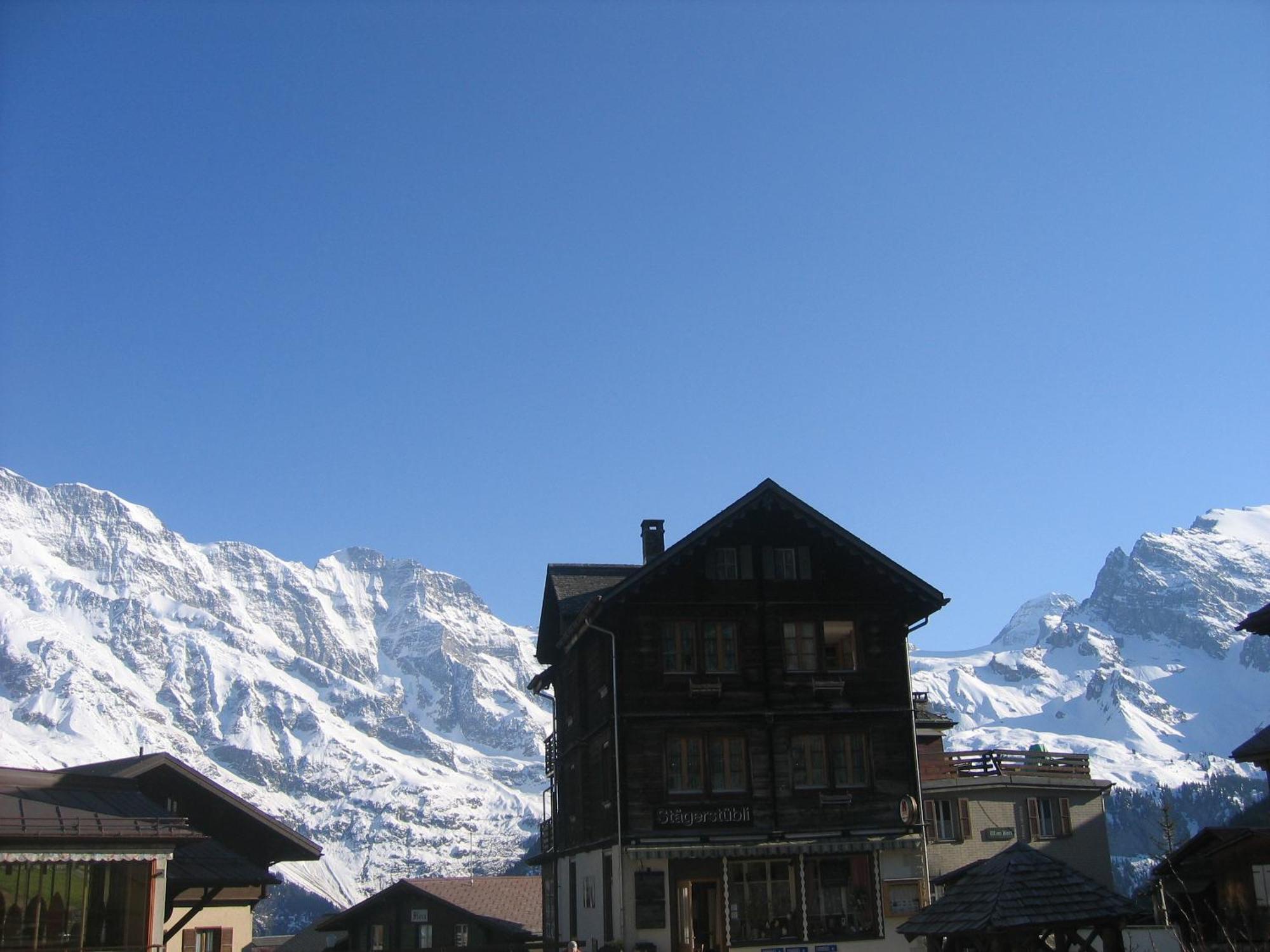 Ferienwohnung Alte Baeckerei Mürren Kültér fotó