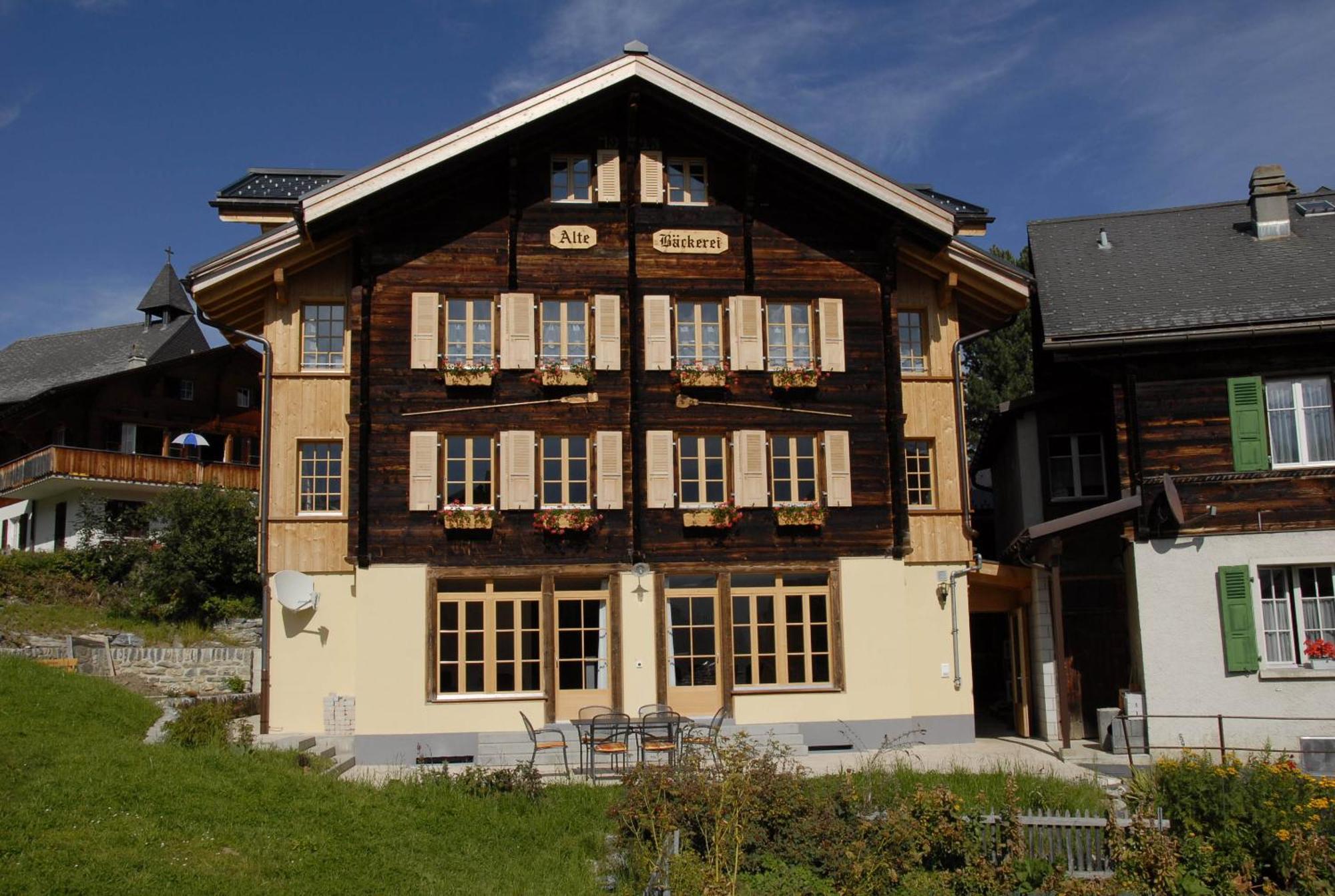 Ferienwohnung Alte Baeckerei Mürren Kültér fotó